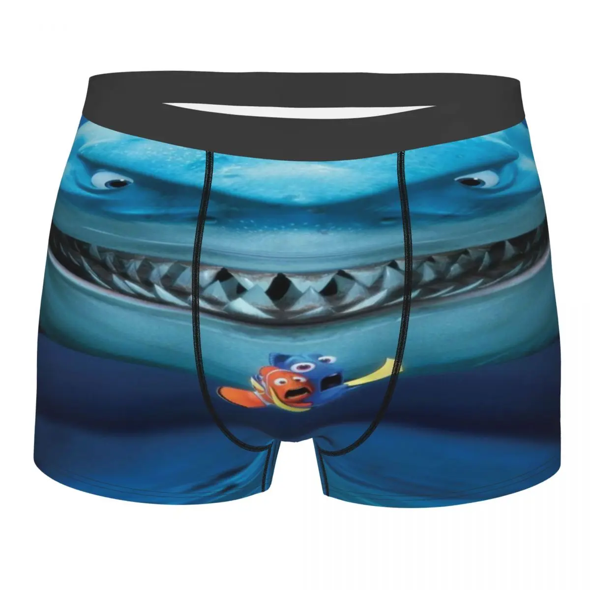 

Шорты-боксеры с героями мультфильмов Nemo на заказ для Homme, нижнее белье с 3D принтом, трусы, мягкие трусы