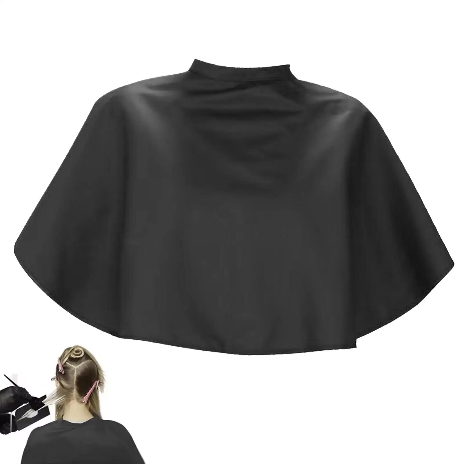 Hair Coloring Cape Waterproof Salon Capes Barber Supplies Adjustable Hair Dying Cape Barber Shop Shampoo Cloth for Women Men
