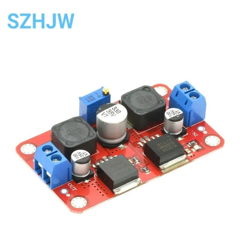 LM2577S To LM2596S Dual-chip Automatic Converter DC Solar Buck-boost Voltage Module High-power Adjustable Vehicle Power Module