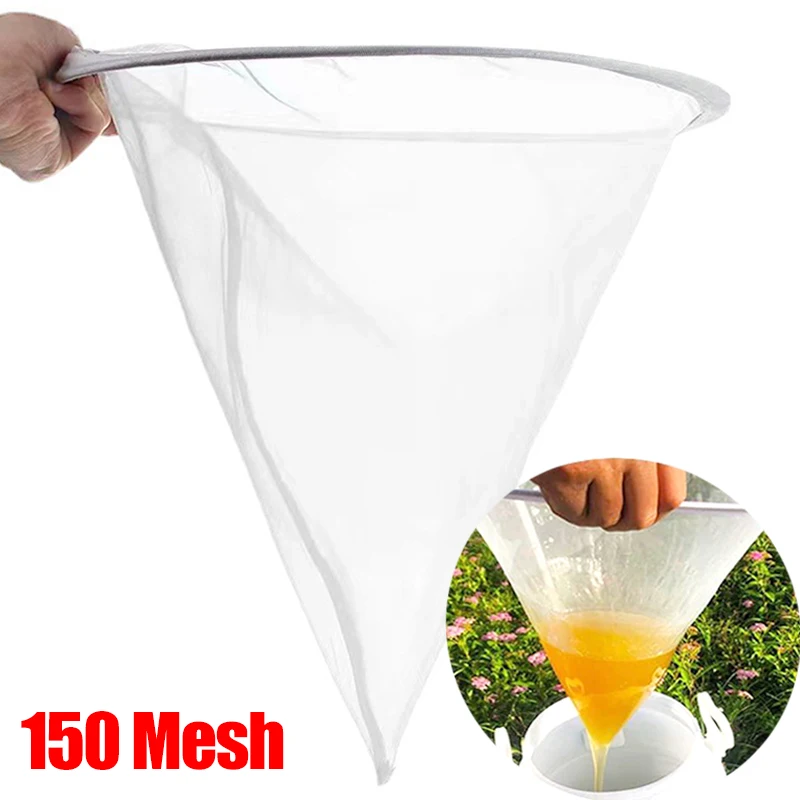 Honey Strainer Filter Screen Purifier Food Grade Nylon Food Soy Milk Filter Bags Fiber Beekeeping Equipment Tool Kitchen Gadgets