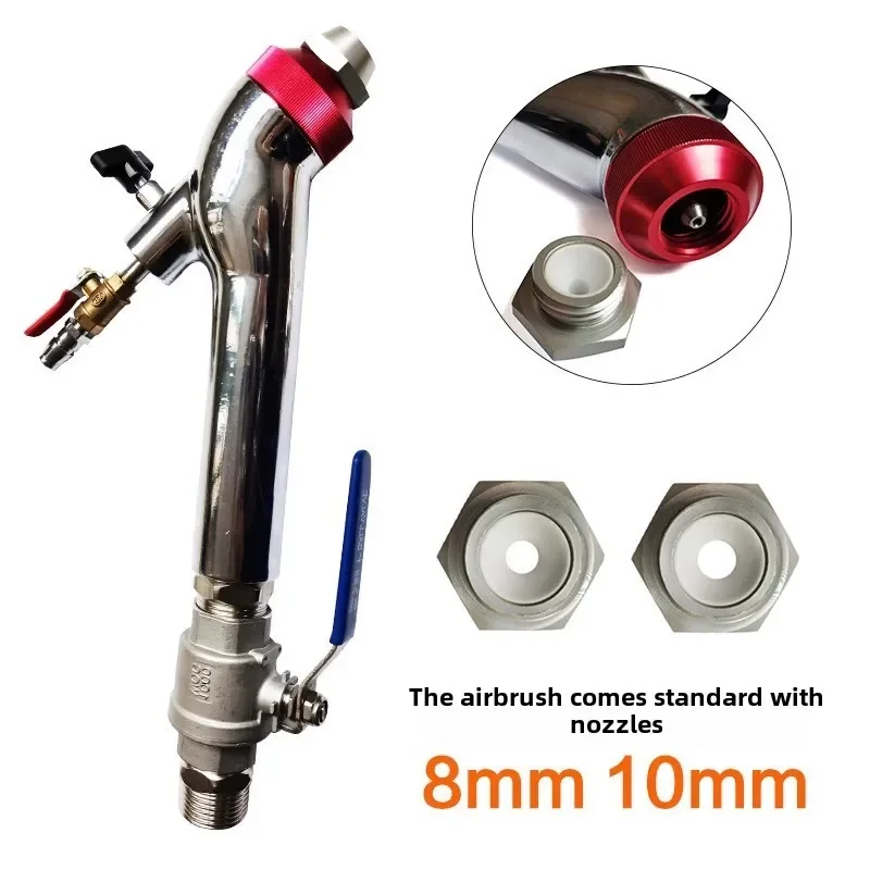 Airless Sprayer Spare Part for Fireproof Coating Insulating Mortar and Stone Paint – Model 1200 with Sandblasting Gun and Nozzle