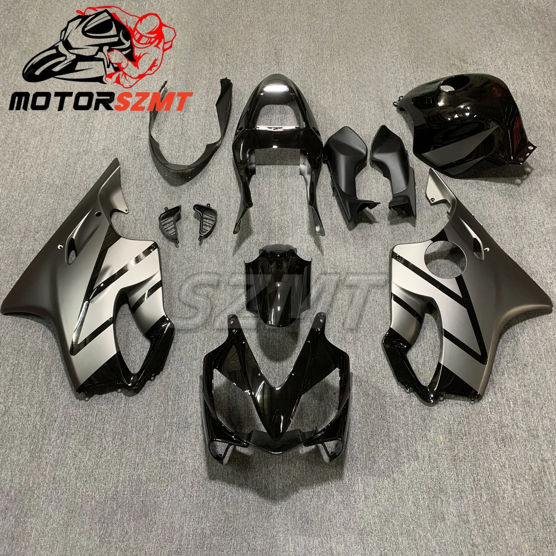 

Fairings Kit for HONDA CBR600 F4I 01 02 03 04 05 06 CBR600F4I 2001 2002 2003-2006 Injection Silver Black Bodywork Set
