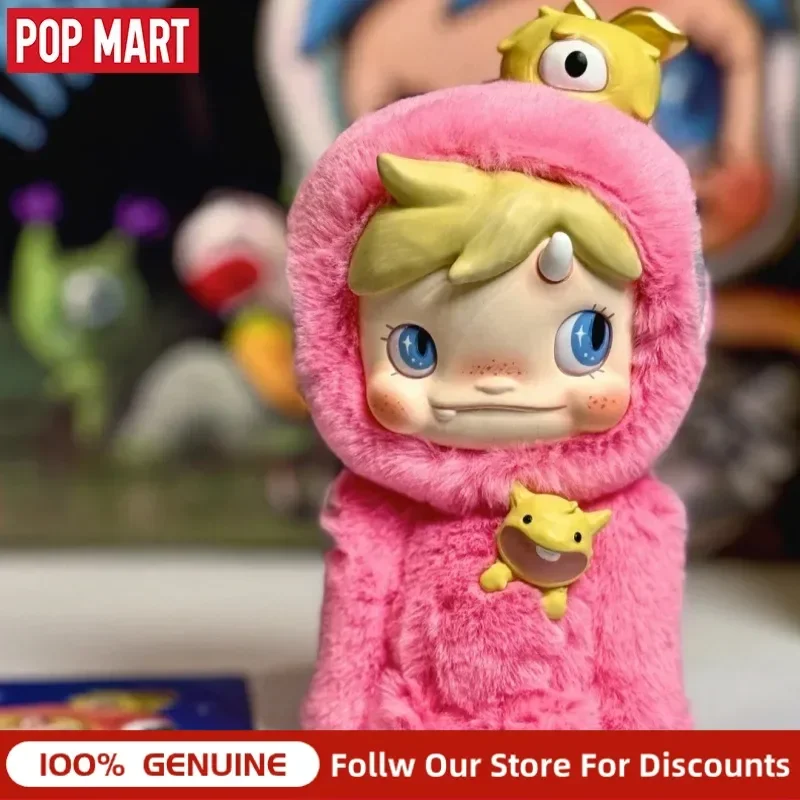 Caja Sorpresa Original de la Serie Monster Village de la Temporada 3 de Pop Mart, Figura Coleccionable Adorable, Adorno de Escritorio, Regalo Navideño para Fans