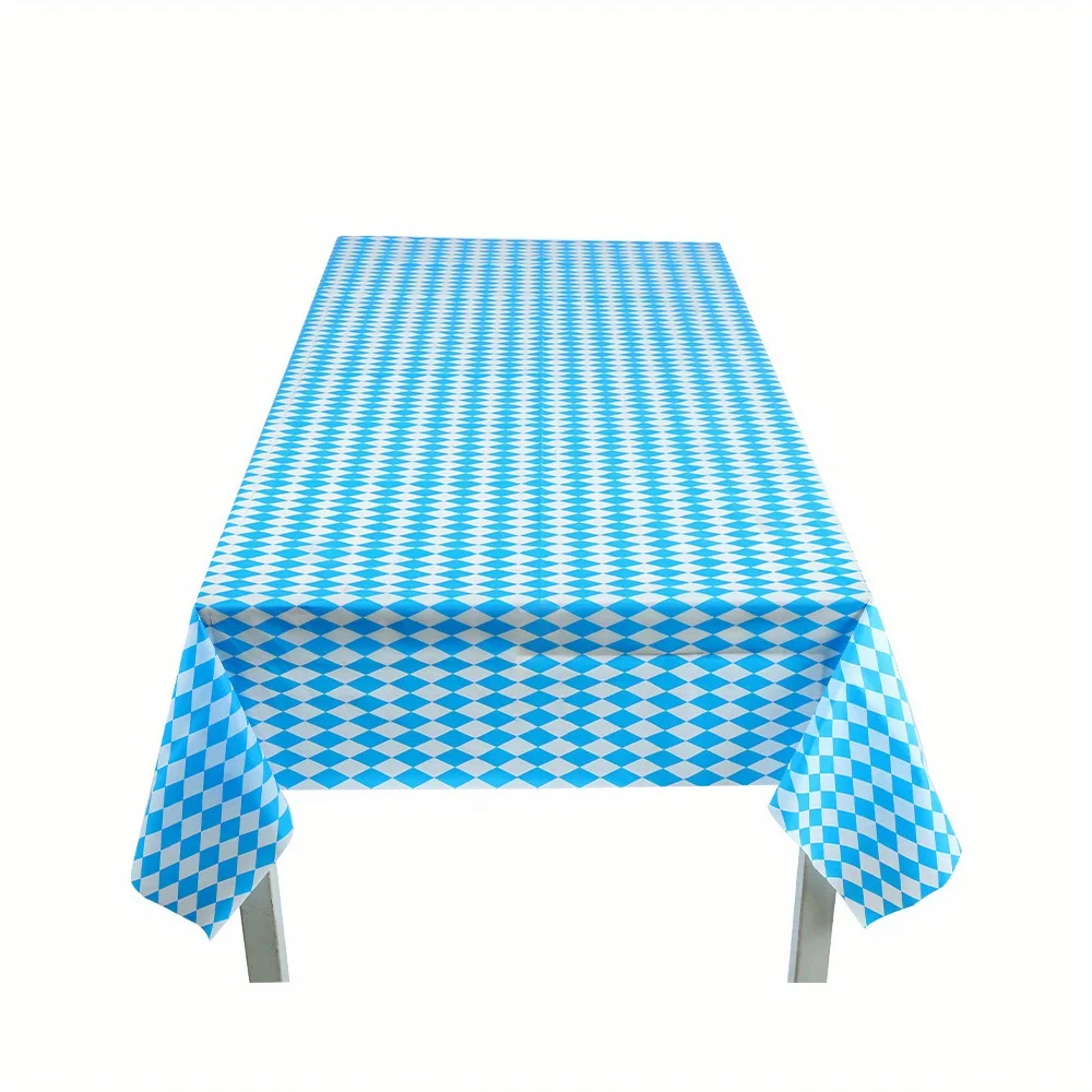 Oktoberfest Tablecover Plastic Table Cloth Rectangular Tablecloth Bavarian Party Supplies Bavarian Tablecloth German Table
