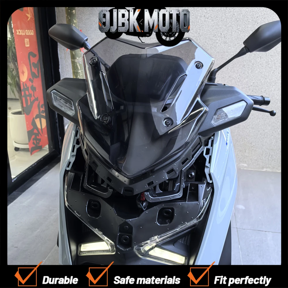 

For 2025 YAMAHA X-MAX300 Motorcycle Modification Windshield Deflector Windscreen Fairing Fly Sport Screen Deflector Accessories