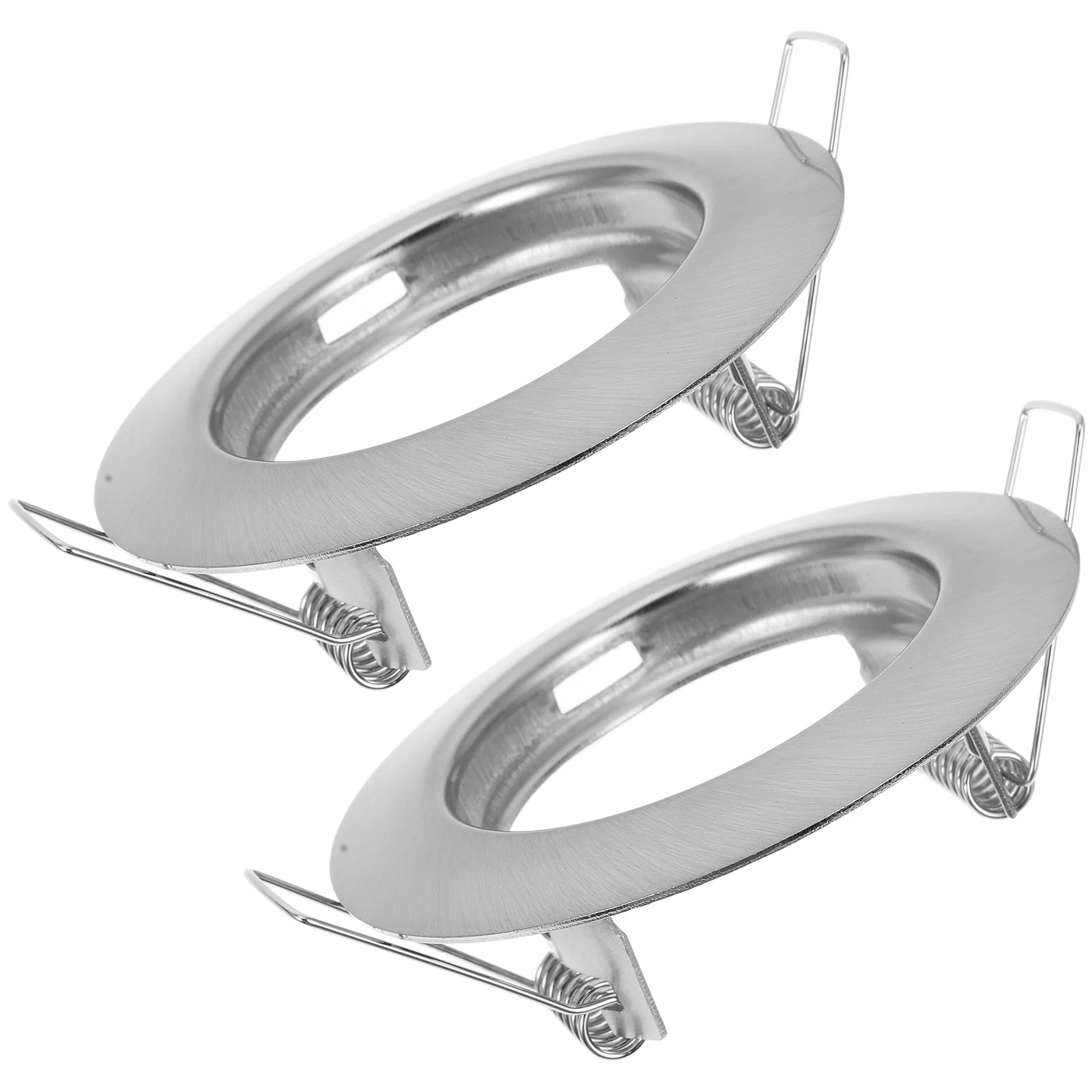 

2Pcs Recessed Light Frames Round Metal Spotlight Trim Kits Ceiling Downlight Mounting Bracket Light Holder Spotlight Frames