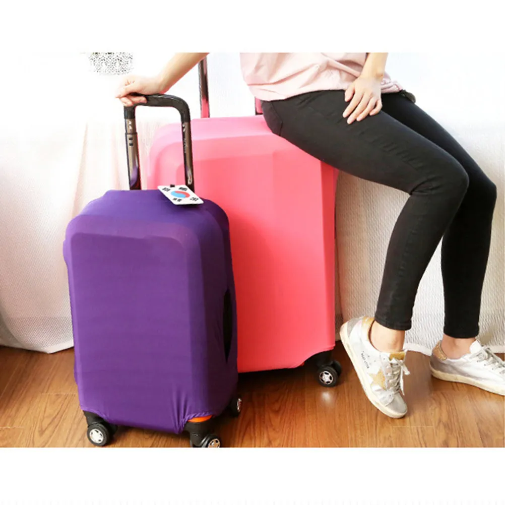 

Travel Elastic Luggage Cover Suitcase Protector Trolley Case 26-30 Inches High Elasticity Protector Luggage Case Cover