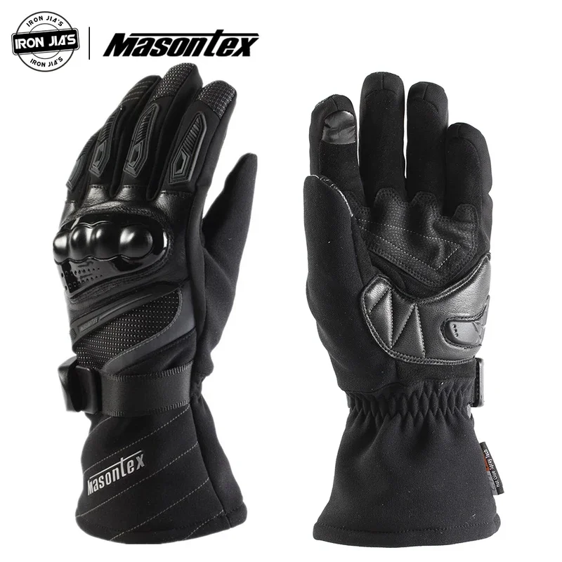 

Masontex Winter Riding Motorcycle Gloves Men Waterproof Touch Screen Moto Luvas Motocross Off-Road Motorbike Full Finger Gloves