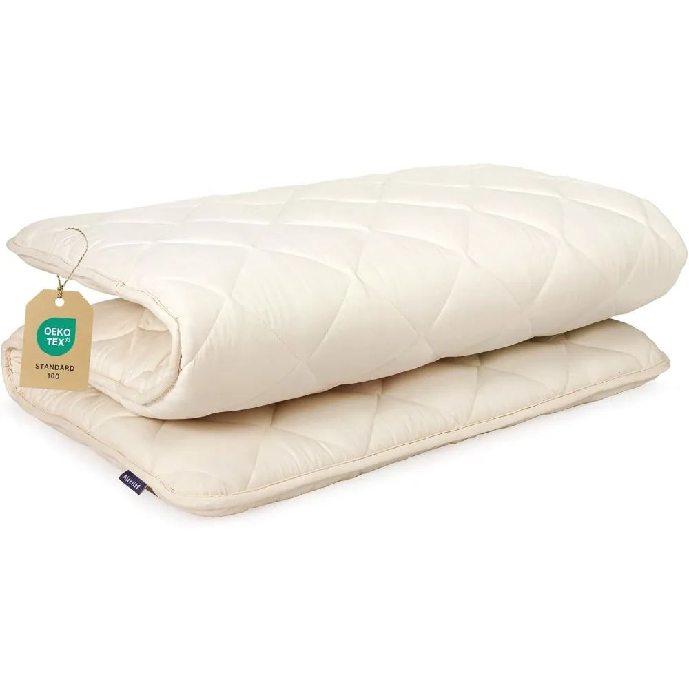 

Japanese Roll Up Tatami Floor Mattress Shikibuton High Density Foam Sleeping Pad Futon Floor Bed for Dorm Guest Room Twin