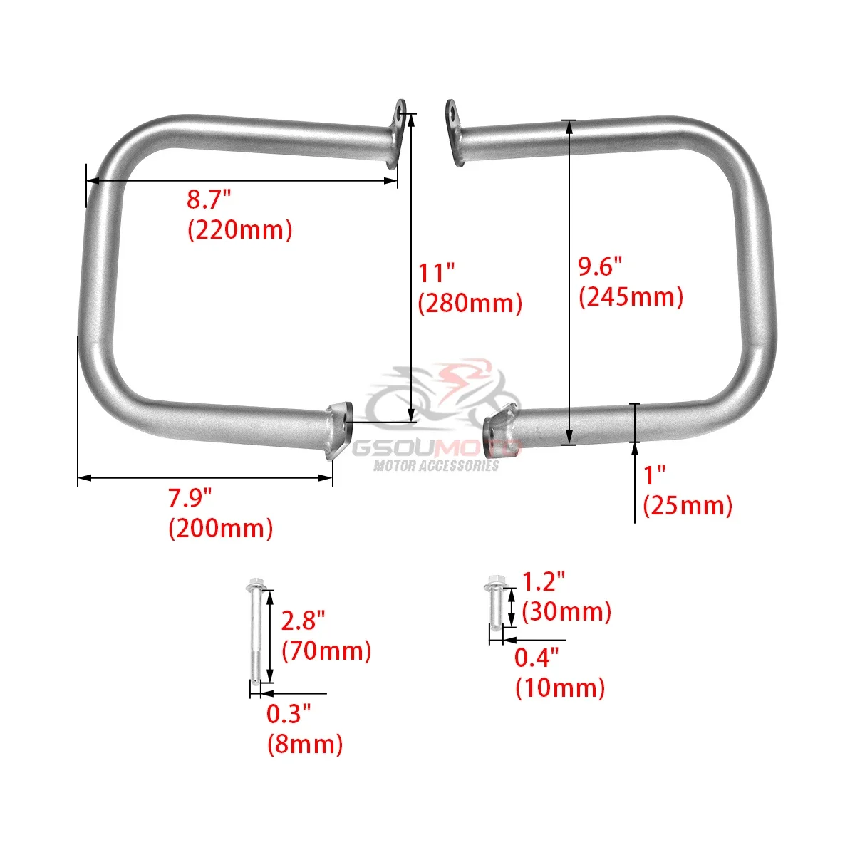 Motorcycle Accessories Engine Guard Highway Crash Bar For Yamaha V-Star Dragstar 400 650 XVS650 XVS400 Classic Custom 1997-2016