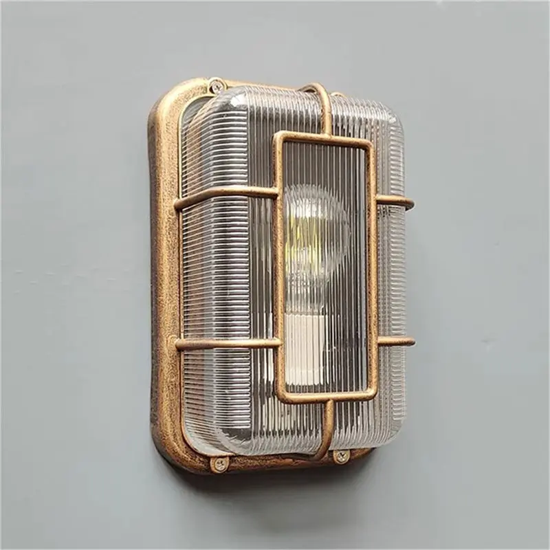 B84B-Ceiling Light Outdoor Security Canopy Lights Fixture Vintage Industrial Style For Carport Kitchen Bathroom Ceiling Lamp