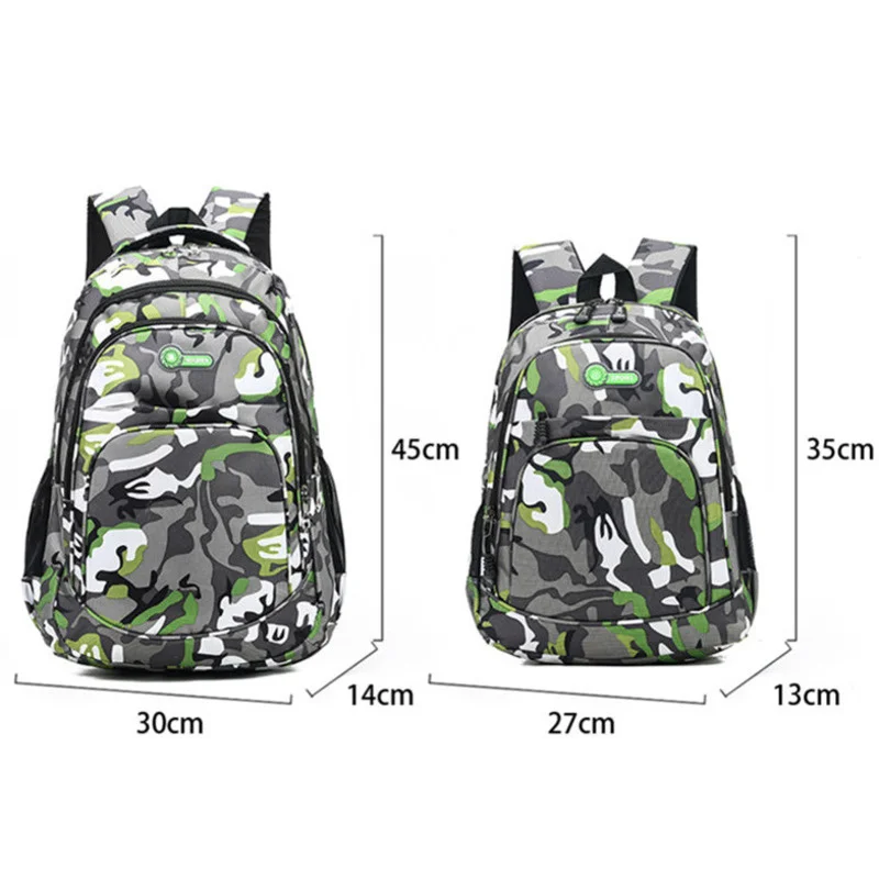 2024 Camouflage School Bags For Boys Girls Children Backpack Kids Book Bag Mochila Escolar Schoolbag Schooltas Cartable Enfant