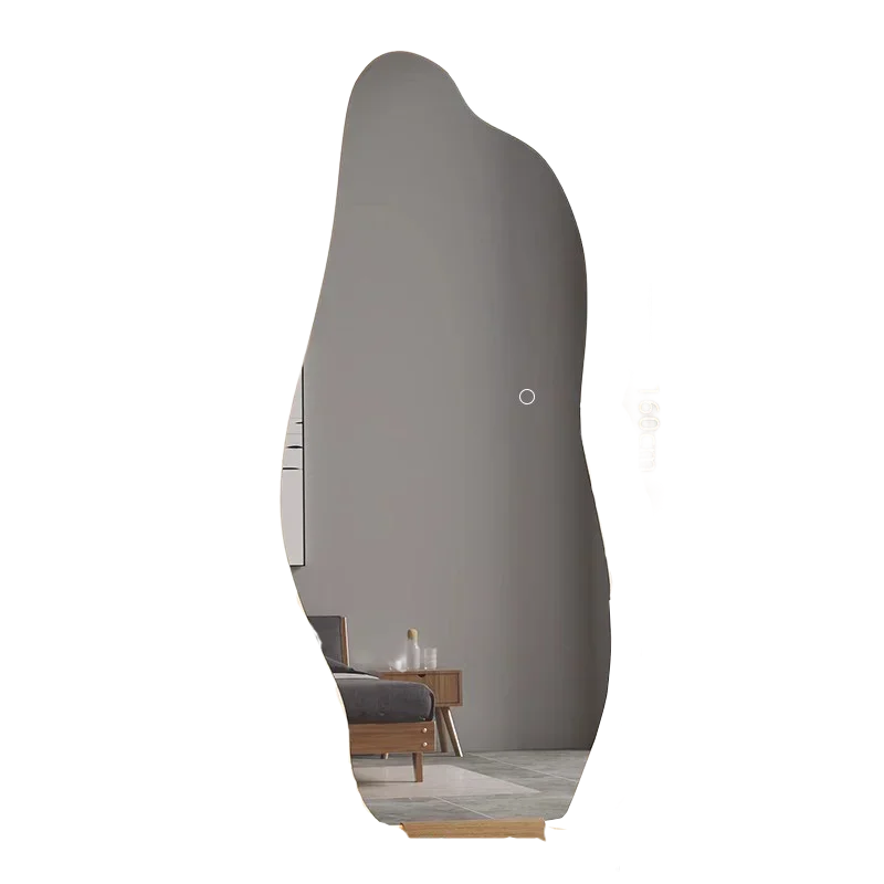 Office With Light Mirror Bathroom Irregular Full Body Bedroom Mirror Luxury Nordic Espelhos Decorativos Decorative Mirrors