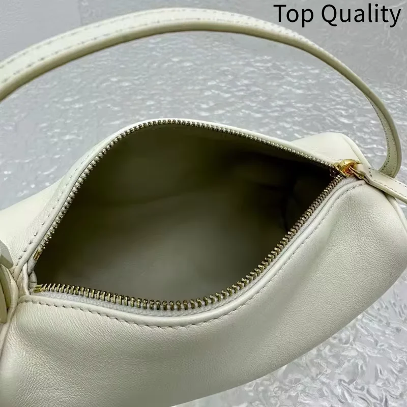 2024 vintage women\'s handbag soft cowhide handbag women\'s business minimalist handbag pencil case mini design