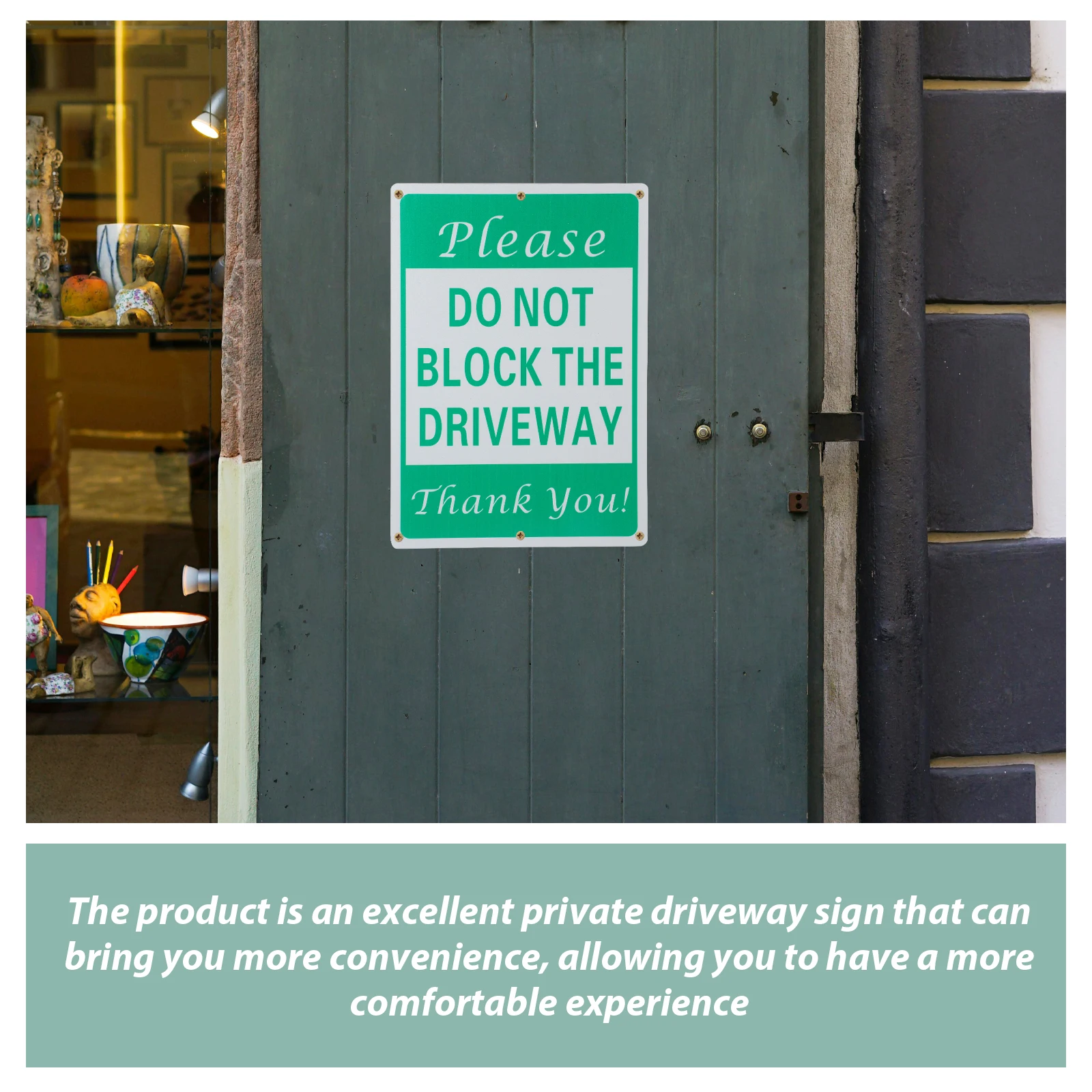 Aluminum Alloy No Parking Metal Do Not Park Here Sign For Outdoor Indoor Use Weather Resistant Do Not Block Driveway