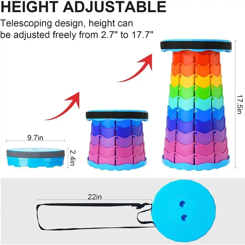 Składane teleskopowe krzesło przenośne lekkie krzesło kempingowe krzesło wędkarskie krzesło plażowe podróżne krzesło turystyczne wyposażenie domu na zewnątrz