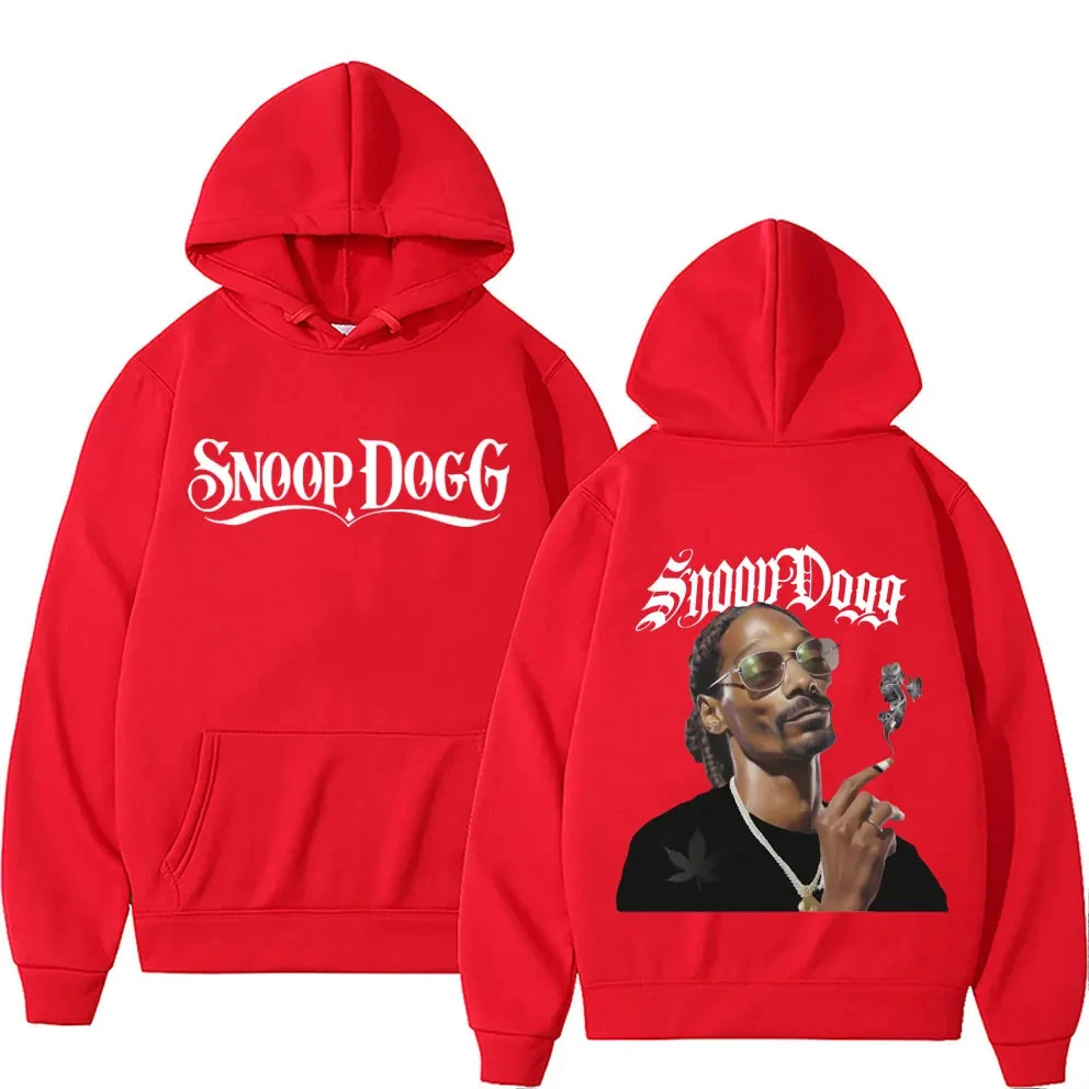 Snoop Dogg Rapper Graphic Printed Hooded Men Women Vintage Hip Hop Hoodies Casual Loose Sweatshirt Unisex Prevalent Streetwear