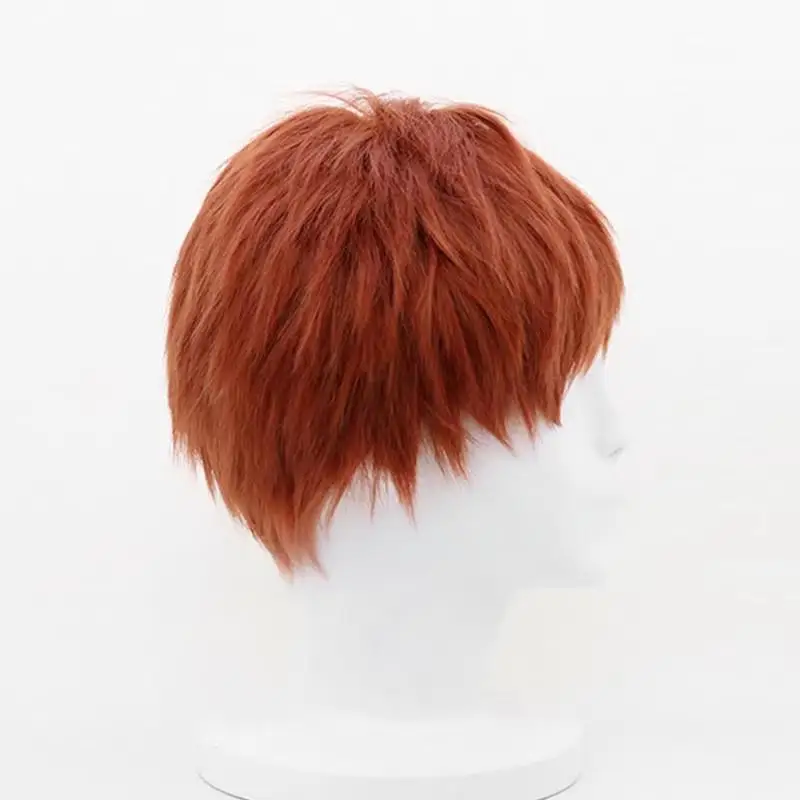 Fate Stay Night Shirou Emiya Cosplay Perücke – Hitzebeständiges Anime-Kostümhaar für Halloween und Party