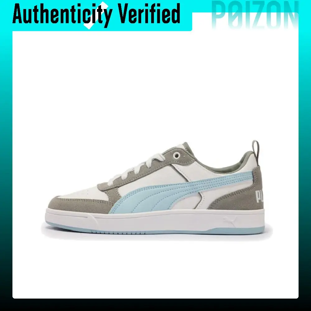 PUMA DRIBBLE Low top Skateboard Shoes Unisex Silver Gray White 401057-06