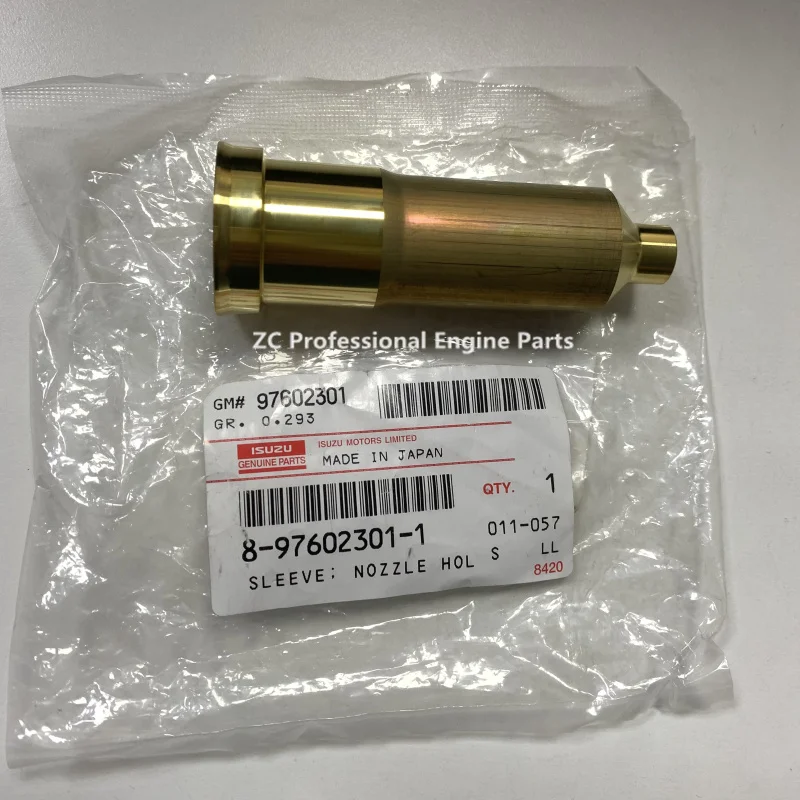 8-97602301-1 8976023011 8-97602301-0 Japanese original fuel injector copper sleeve for Isuzu 6HK1 direct injection engine