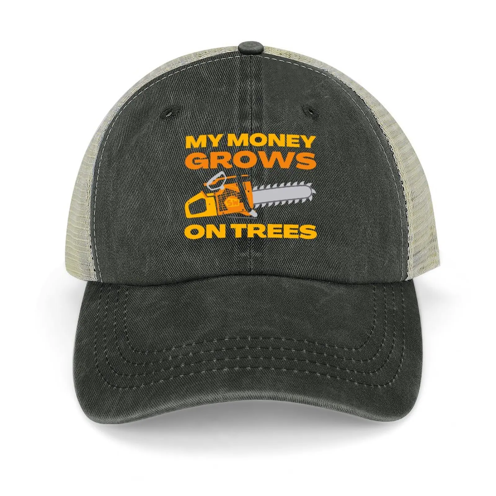 

My Money Grows On Trees Funny Gifts For Arborists Baseball Cap Luxury man cap fishing hat Luxury Brand Hats For Men Women's