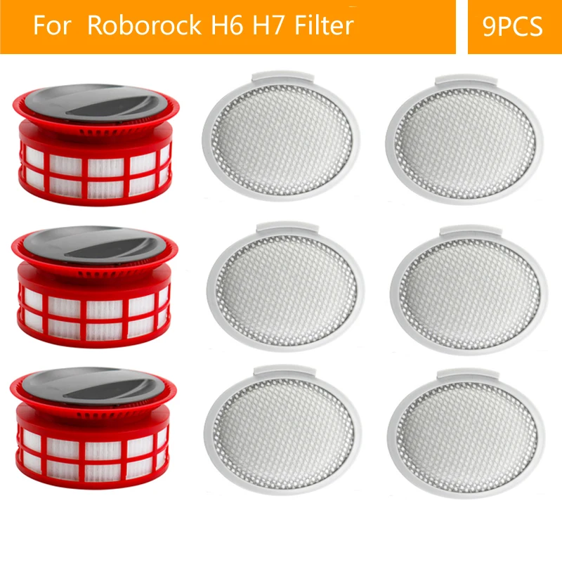 Untuk Roborock H6 H7 HEPA Post Filter Aksesoris Genggam Tanpa Kabel Vacuum Cleaner Suku Cadang Pengganti Tas Debu Penyapu