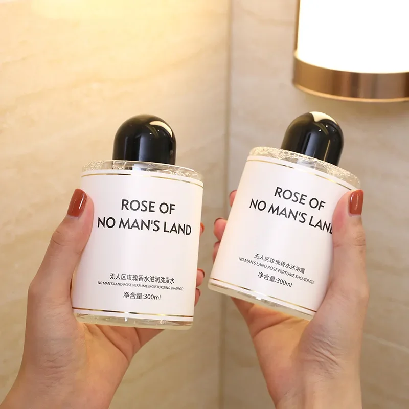 No Man\'s Land Rose Perfumed Shampoo & Body Wash Fragrance Restorative Anti-Dandruff & Oil Control hair growth shampoo シャンプー