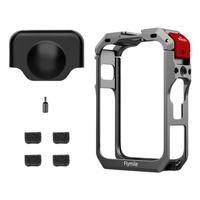 For DJI Osmo 360 Metal Cage Aluminum Alloy Protective Frame Action Camera Mounting Shell With Cold Shoe & 1/4\