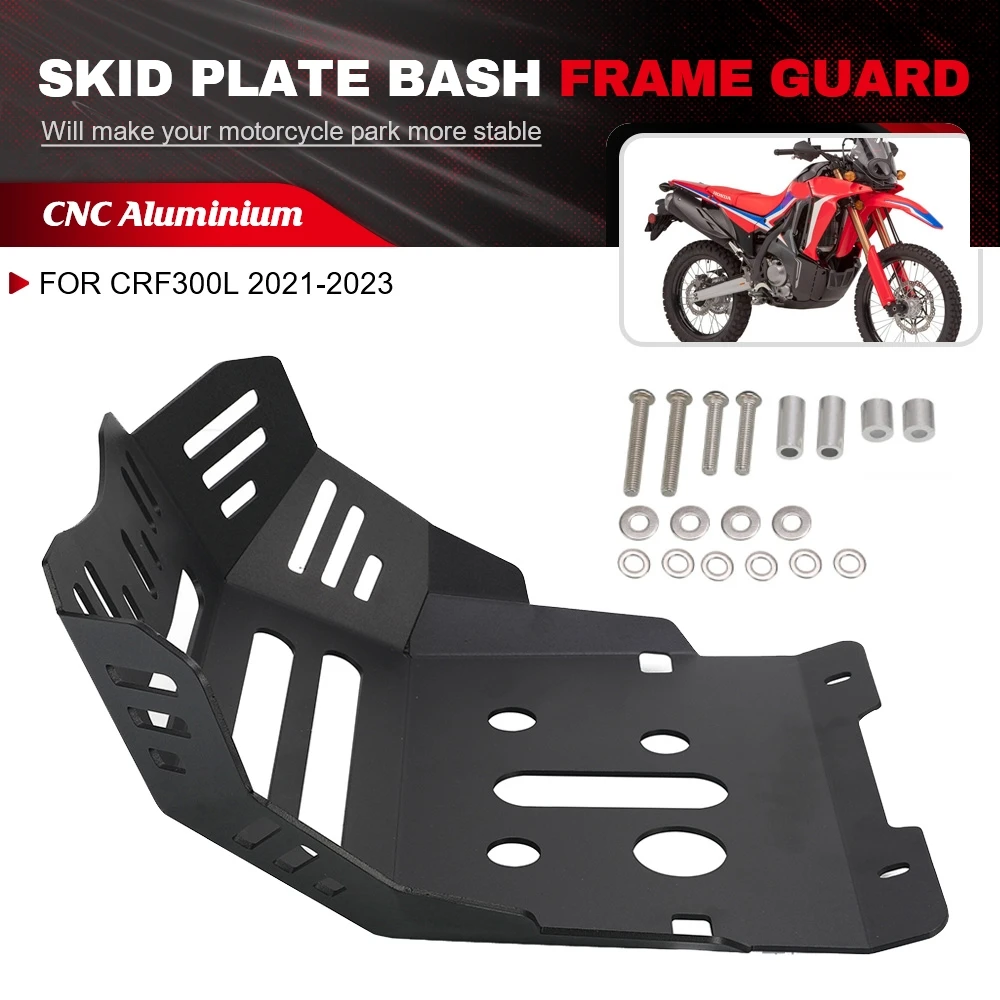 

Motorcycle Under Engine Protection Cover Skid Plate Engine Guard Chassis Cover For HONDA CRF300L 2021-2022-2023 CRF 300L 2024+