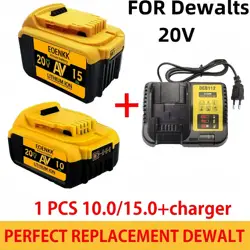 DCB200 20 V 10,0 Ah 15,0 Ah Lithium-Ersatzakku für Dewalt 18 V DCB184 DCB200 DCB182 DCB180 DCB181 DCB182 DCB201 DCB206