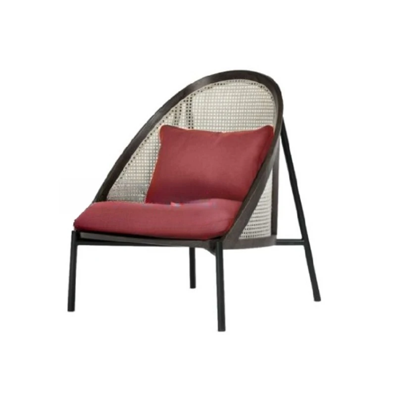 

Nordic light luxury sofa American modern simple Chinese lounge chair European semi-circular negotiation chair