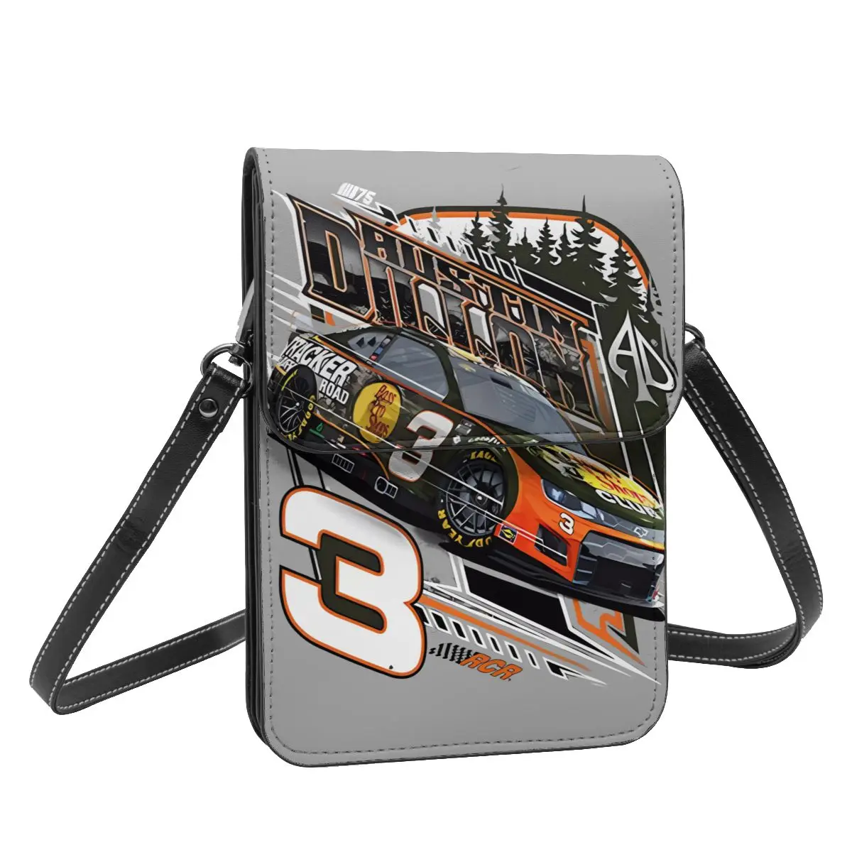 Austin Dillon 3 Crossbody Wallet Cell Phone Bag Shoulder Bag Cell Phone Purse Adjustable Strap