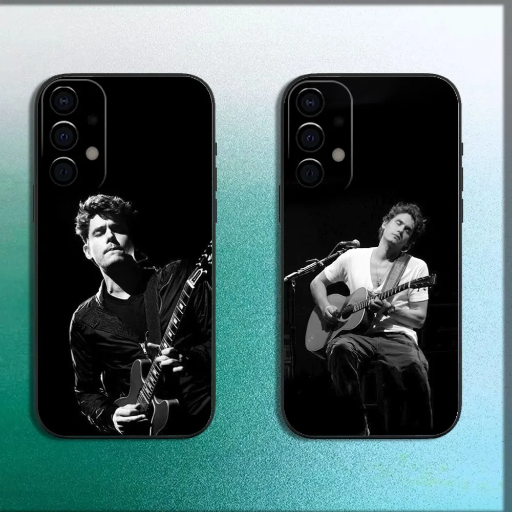 Guitarist J-John Mayer Phone Case For Samsung Galaxy A13,A21s,A22,A31,A32,A52,A53,A71,A80,A91 Soft Black Cover