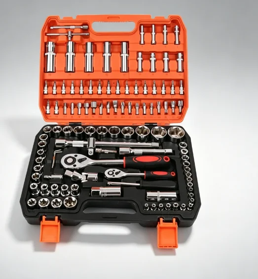 108Pcs Socket Wrench Set, 1/4