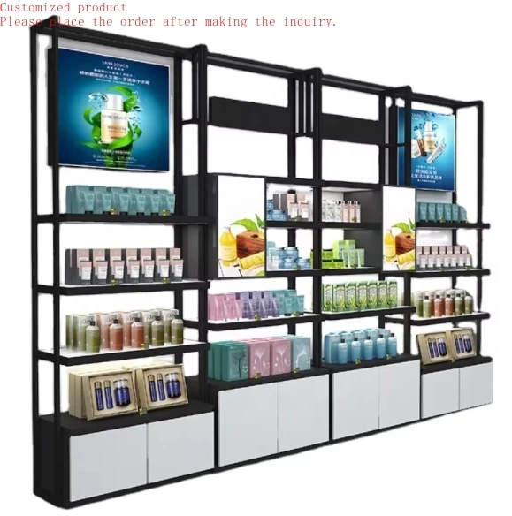 

Custom.Hot Sale Free Design Retail Store Steel Furniture Display Stand Storage Rack Supermarket Shelf