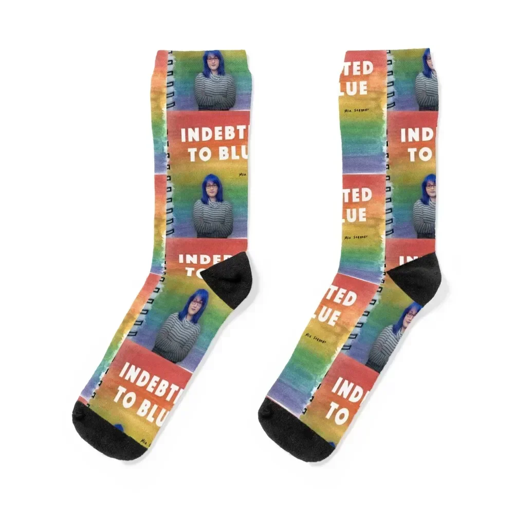 

Indebted to Blue Album Cover Socks Christmas Wholesale winter gifts custom sports Socks Women's Men's