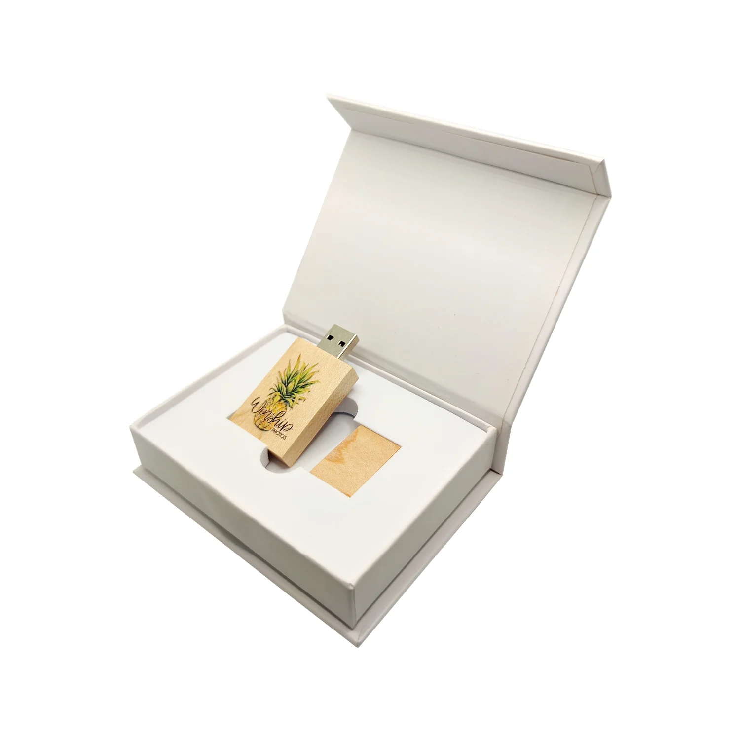 Free Custom Color Printing LOGO Maple USB2.0 Flash Drive 4GB 8GB 16GB 32GB 64GB 128GB and White Box