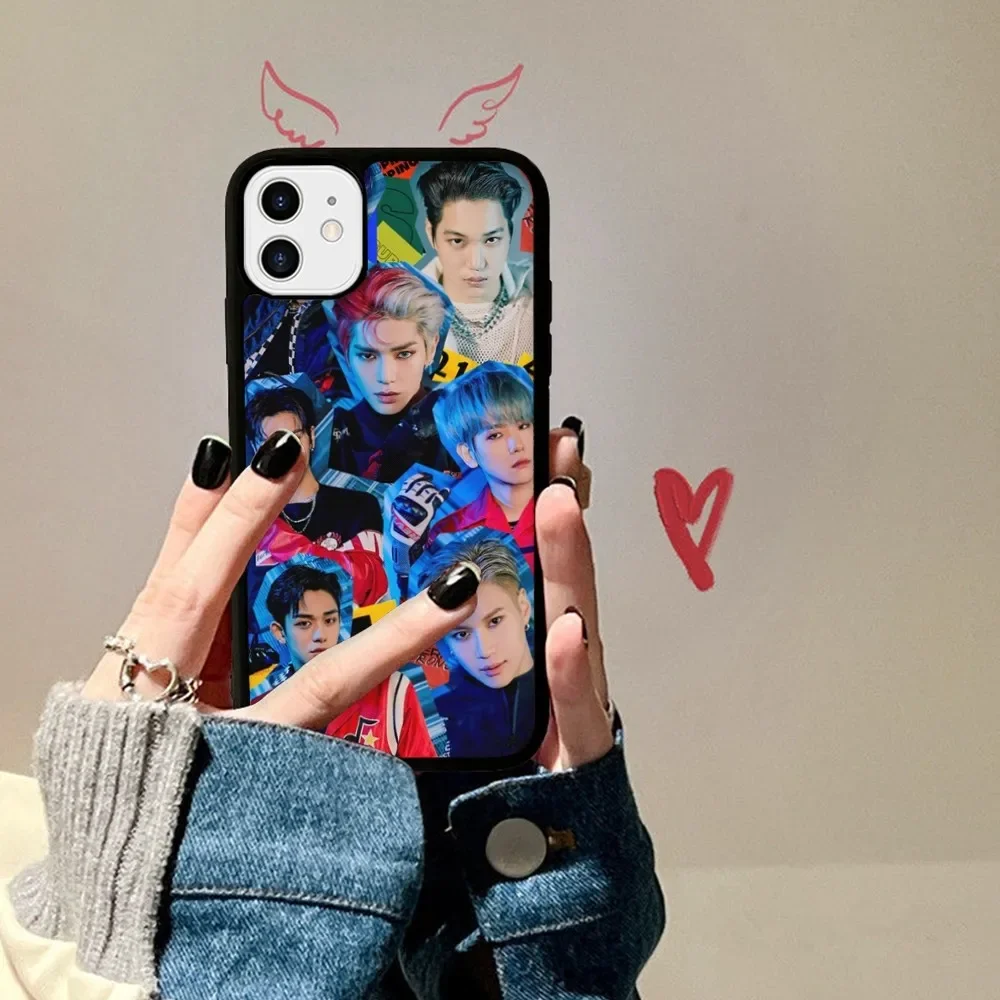 kpop S-ShineeS T-Taemin Cushion Cover Silicone PC+TPU For Samsung S10 20 30 22 23 24 Plus Lite Ultra Cover