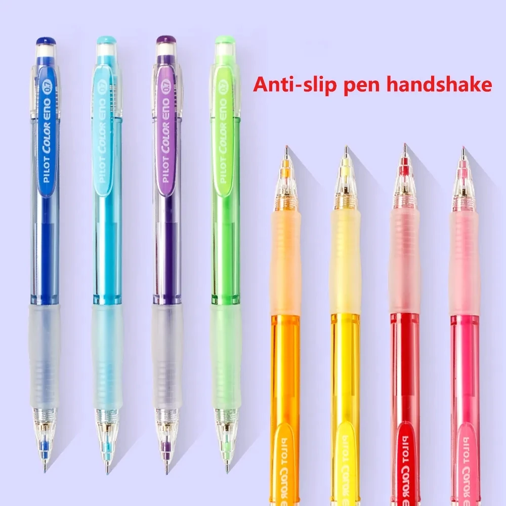 1Set PILOT COLOR ENO Mechanical Pencil HCR-197 Erasing 0.7mm Student Drawing Pencil Sketch Comics Cute School Supplies