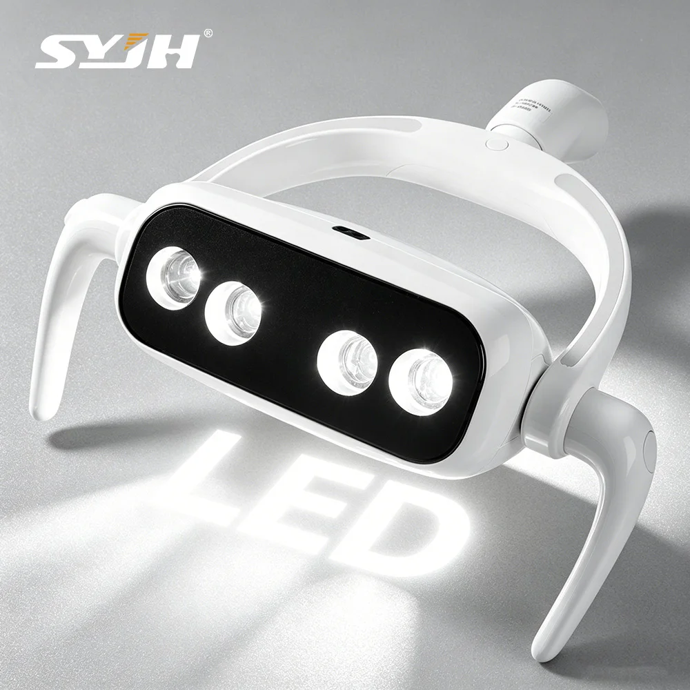 SYJH Dental 6500K 22000LUX Sensitive Oral Light Induction For Dentistry Chair Oral Care 22mm/26mm Matching Lighting Equipment