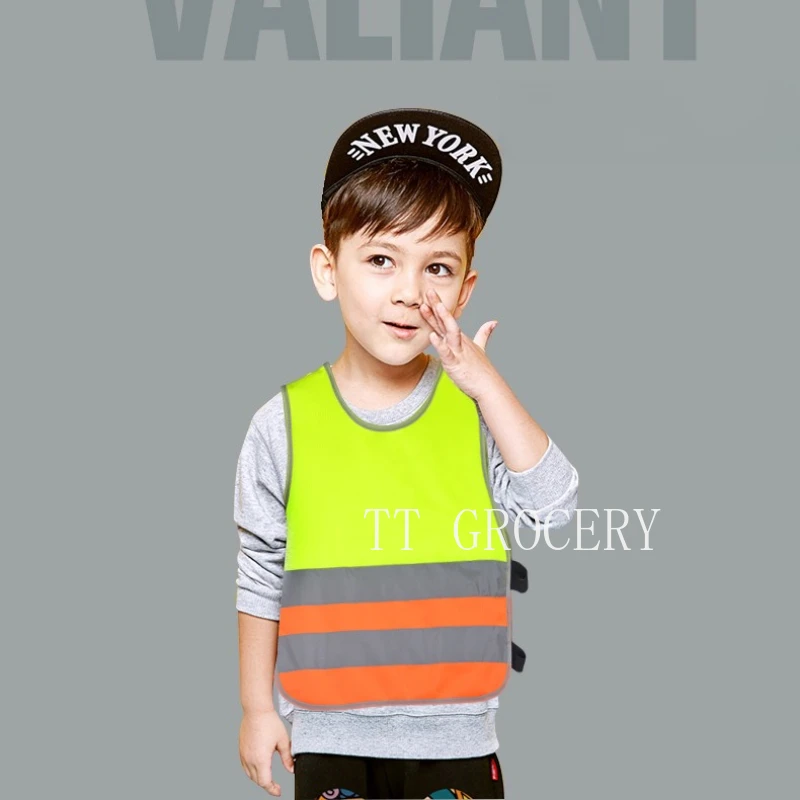 

Kids' Safety protective clothing Safety Clothing High-Vis Fluorescent Clothing for Preschool Activities & Elementary School