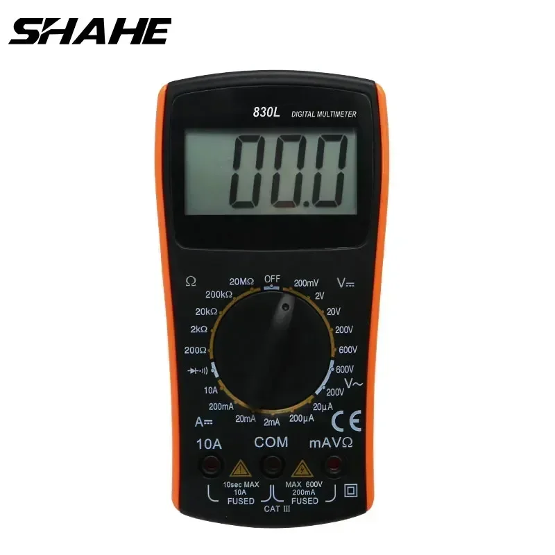 

Shahe VC830L Digital Multimeter 2000 Counst Digital Ammeter Voltmeter Capacitor Tester Multimetro Digital Professional