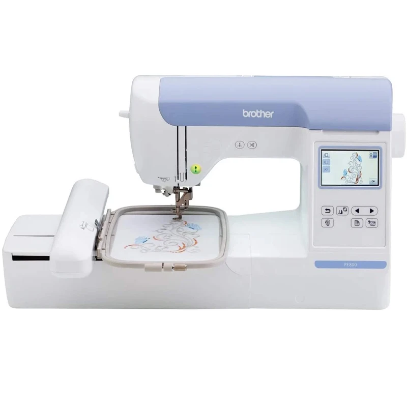 

PE800 Embroidery Machine 138 Designs 3.2" LCD Touchscreen USB LED