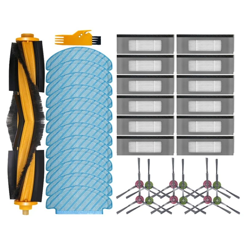 Cepillo lateral principal para Ecovacs DEEBOT OZMO T8 + / T8 AIVI / T8 Max / N8 Plus / N8 Pro, filtro, mopa, accesorios de tela