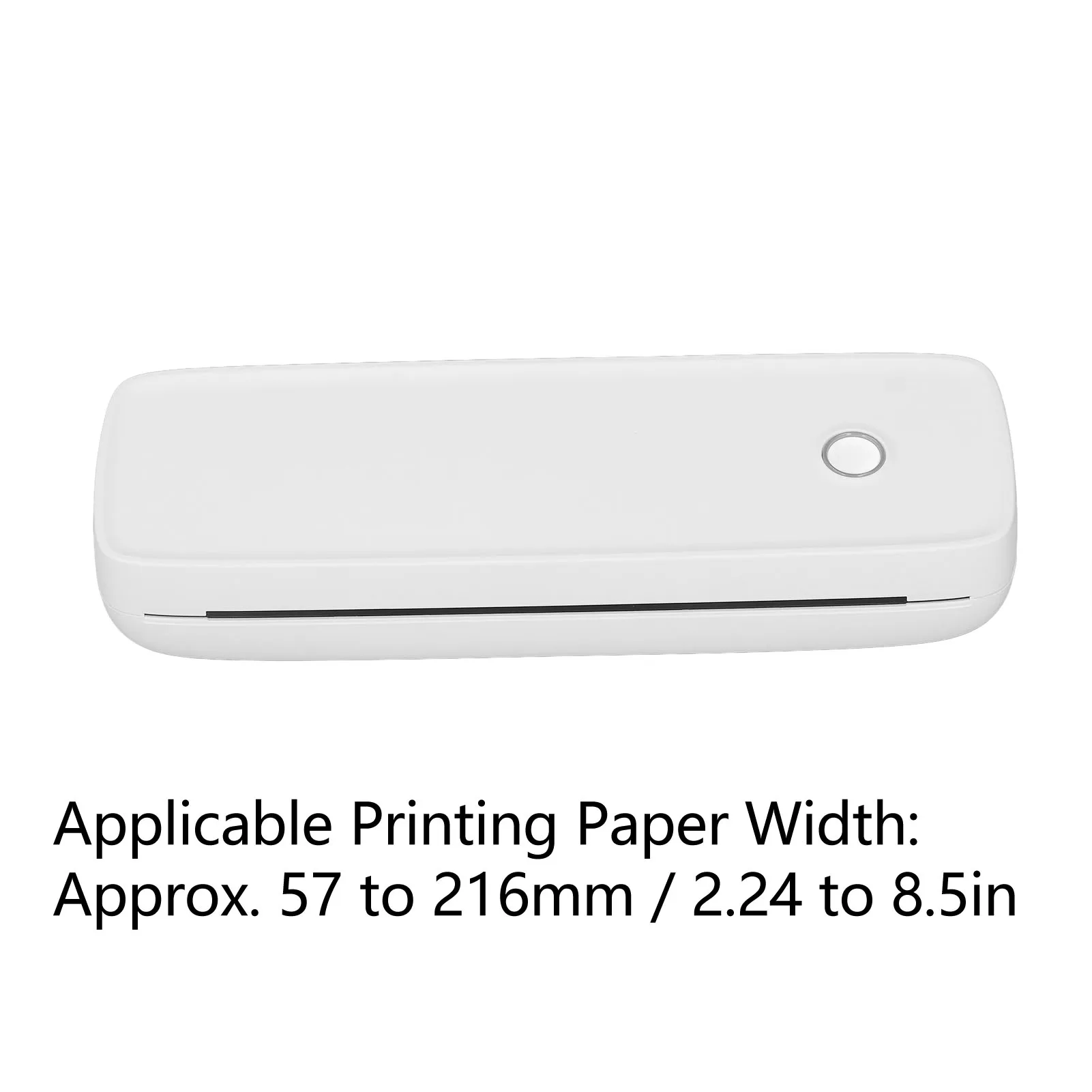 طابعة حرارية A80 USB BT 203 ديسيبل متوحد الخواص آلة طباعة محمولة صغيرة خالية من الحبر للسفر في العمل المنزلي