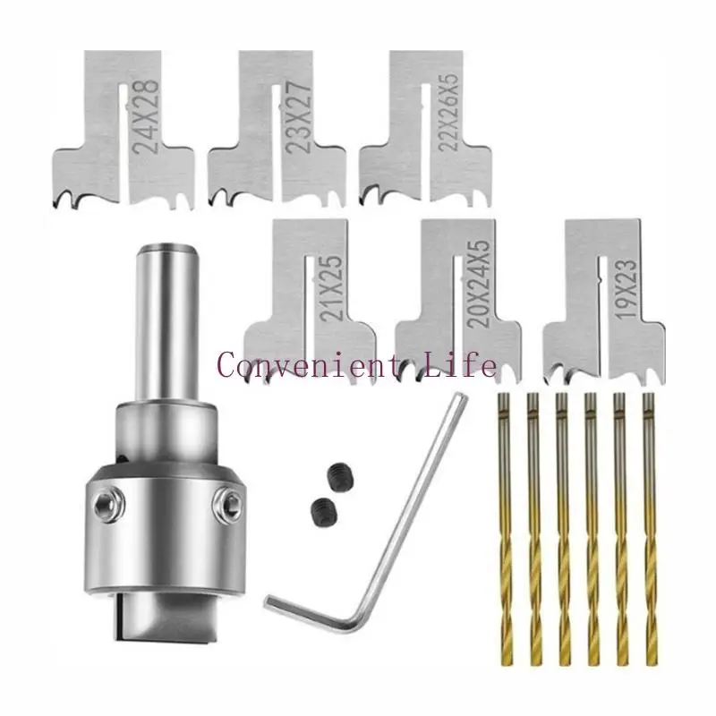 L1EE Woodworking Milling Cutter Beading Router Bit Set Accessories For Rings & Peace Buckle Carving, Craftsmanship Steel Tool