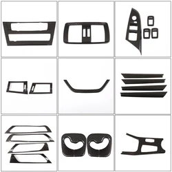 For BMW X3 X4 F25 F26 2011-17 ABS Carbon Fiber Interior Center Control Panel Air Conditioner Air Vent Frame Trim Car Accessories