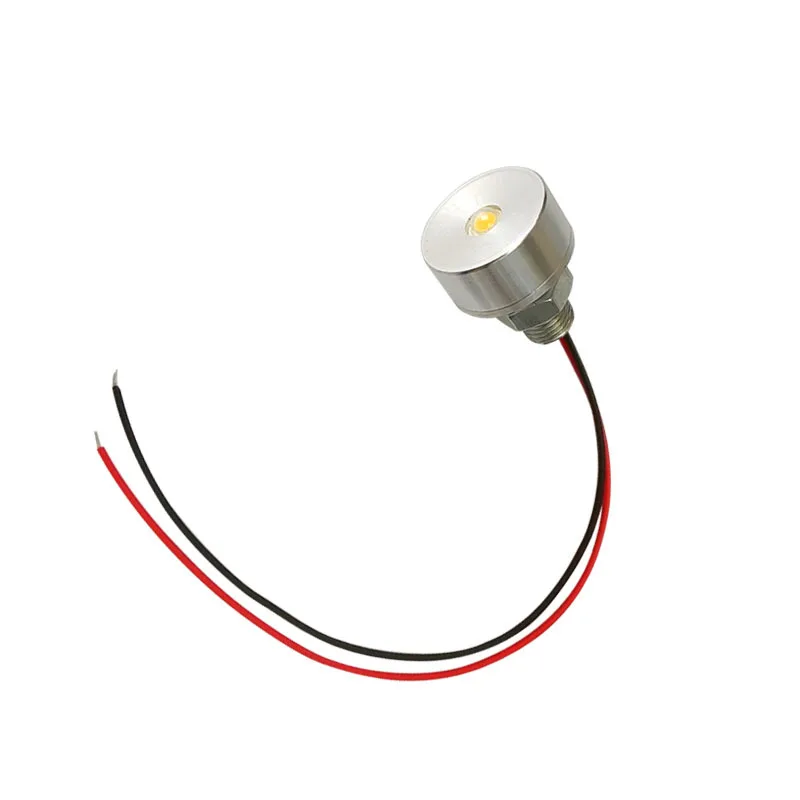 

10 шт. низкое напряжение DC3v 5 В 12 В 24 В светодиодный небольшой прожектор мини-точечный источник света индикатор шкафа для оборудования светильник для рукоделия 4000k