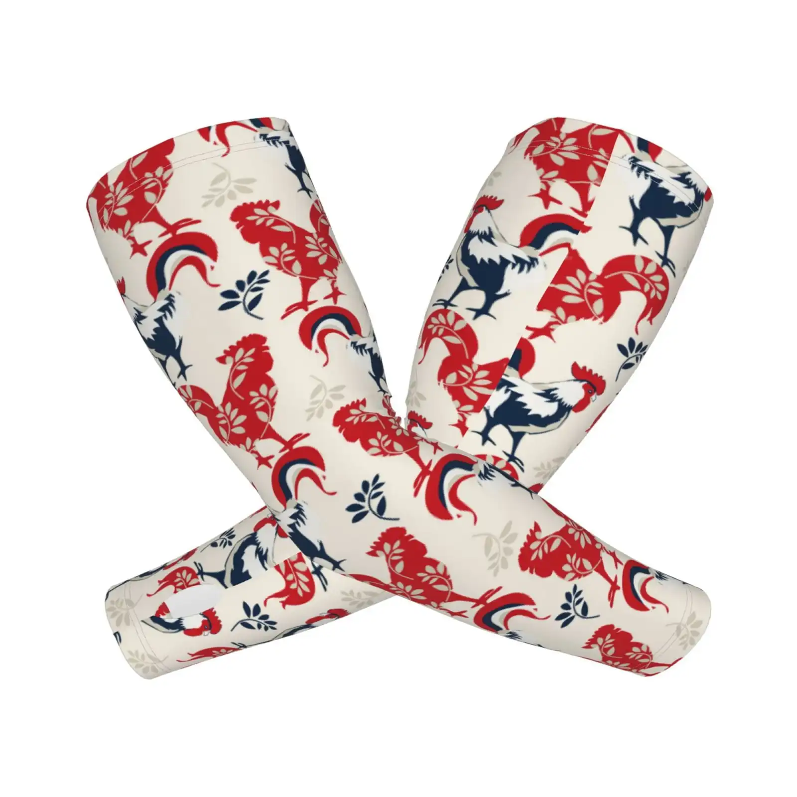 Roosters 여성용 냉각 슬리브, 팔 슬리브, 실리콘 미끄럼 방지로 덮는 UV 자외선 차단 슬리브