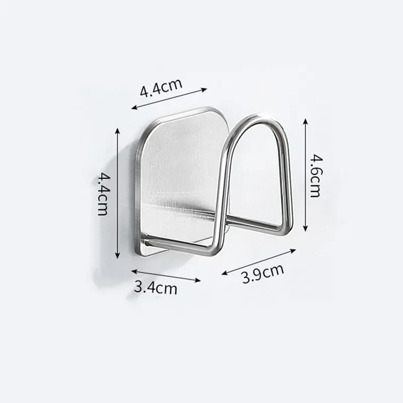 New Kitchen Storage Rack Stainless Steel Bathroom Sponge Holder Wall Mounted Drain Storage Shelf Wire Ball Rag Sink Accessories